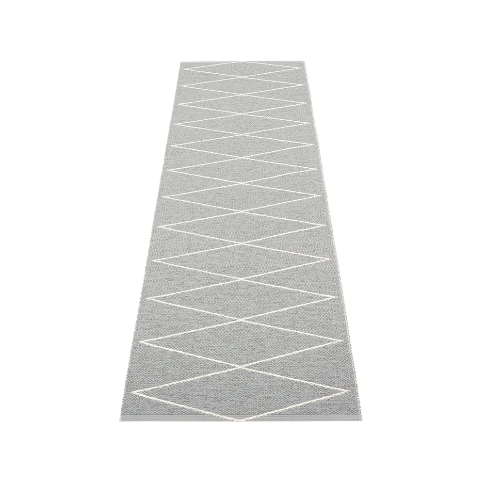Max løper, grey/vanilje, 70x400 cm Pappelina
