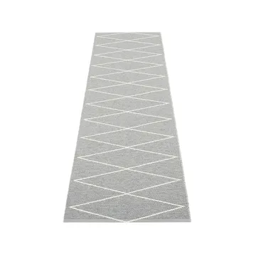 Max løper - grey/vanilje, 70x400 cm - Pappelina
