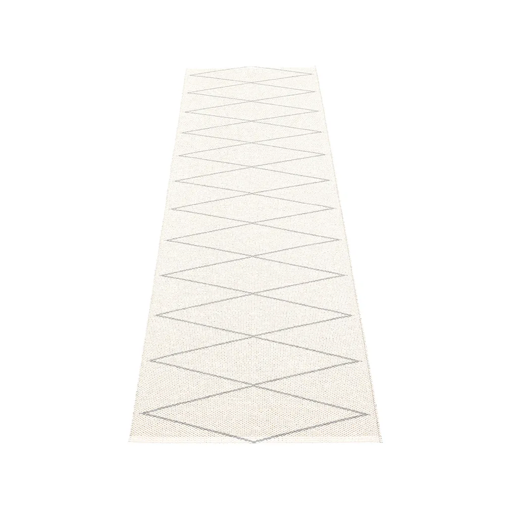 Max løper, grey/vanilje, 70x400 cm Pappelina