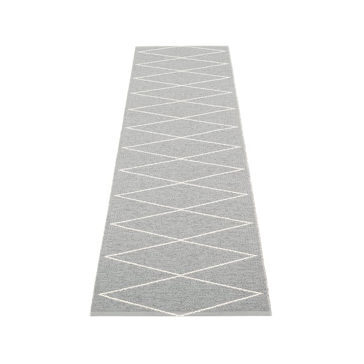 Max løper - grey/vanilla, 70x160 cm - Pappelina