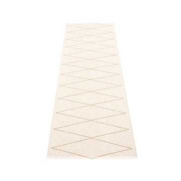 Max løper - sand/vanilje, 70x400 cm - Pappelina