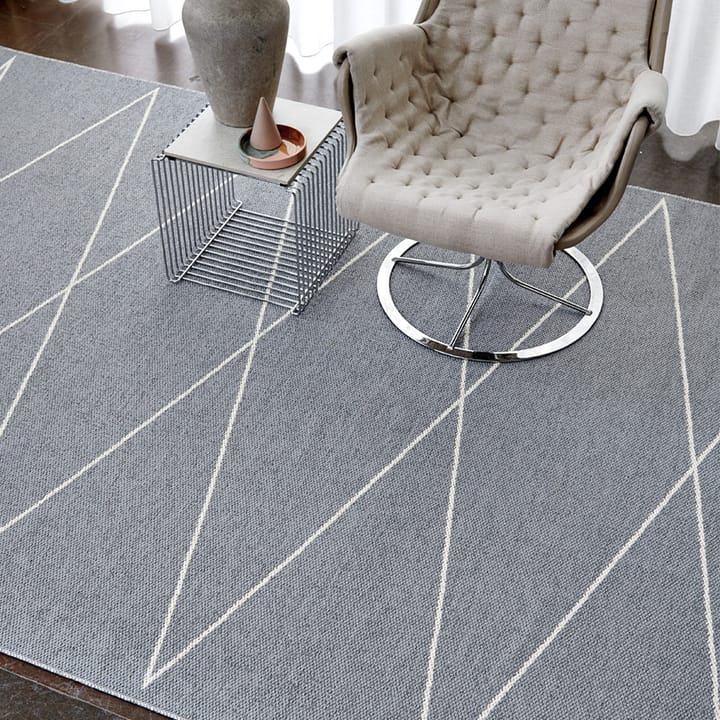 Max teppe, grey/vanilje, 180x260 cm Pappelina
