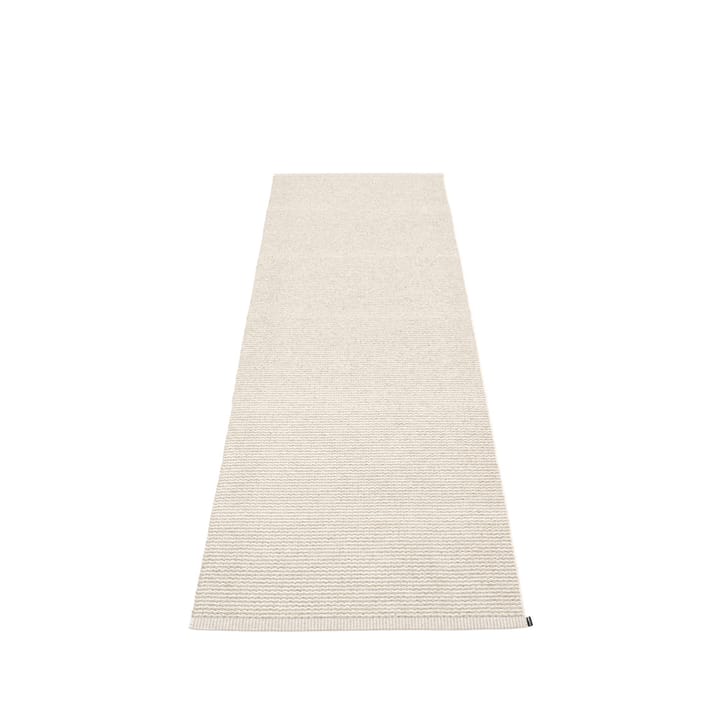 Mono løper - linen/vanilje, 85x260 cm - Pappelina