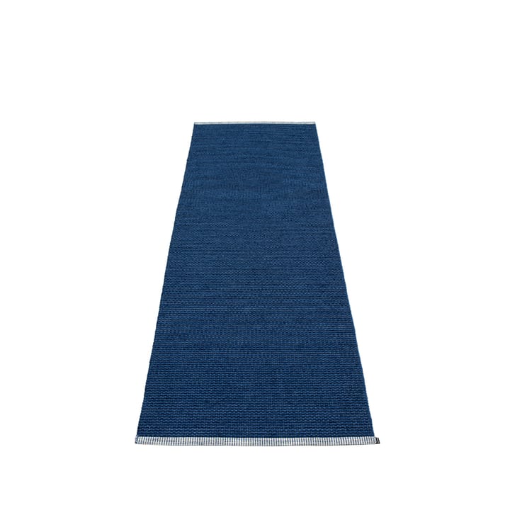 Mono teppe - dark blue/denim, 85x260 cm - Pappelina