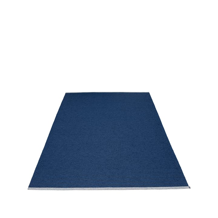 Mono teppe - mørk blå/denim, 180x300 cm - Pappelina