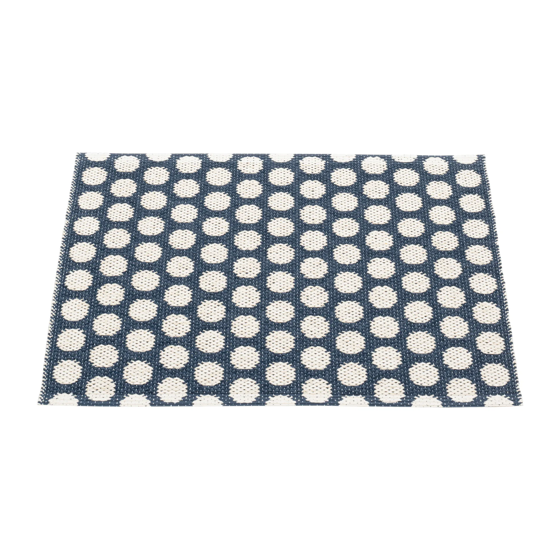 Noa baderomsmatte, Dark blue-vanilla, 50x70 cm Pappelina