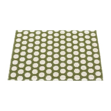 Noa baderomsmatte - Dark olive-vanilje, 50x70 cm - Pappelina