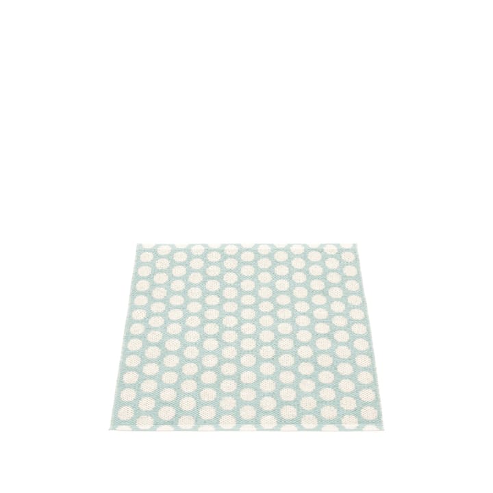 Noa baderomsmatte, pale turquoise/vanilla, 70x90 cm Pappelina