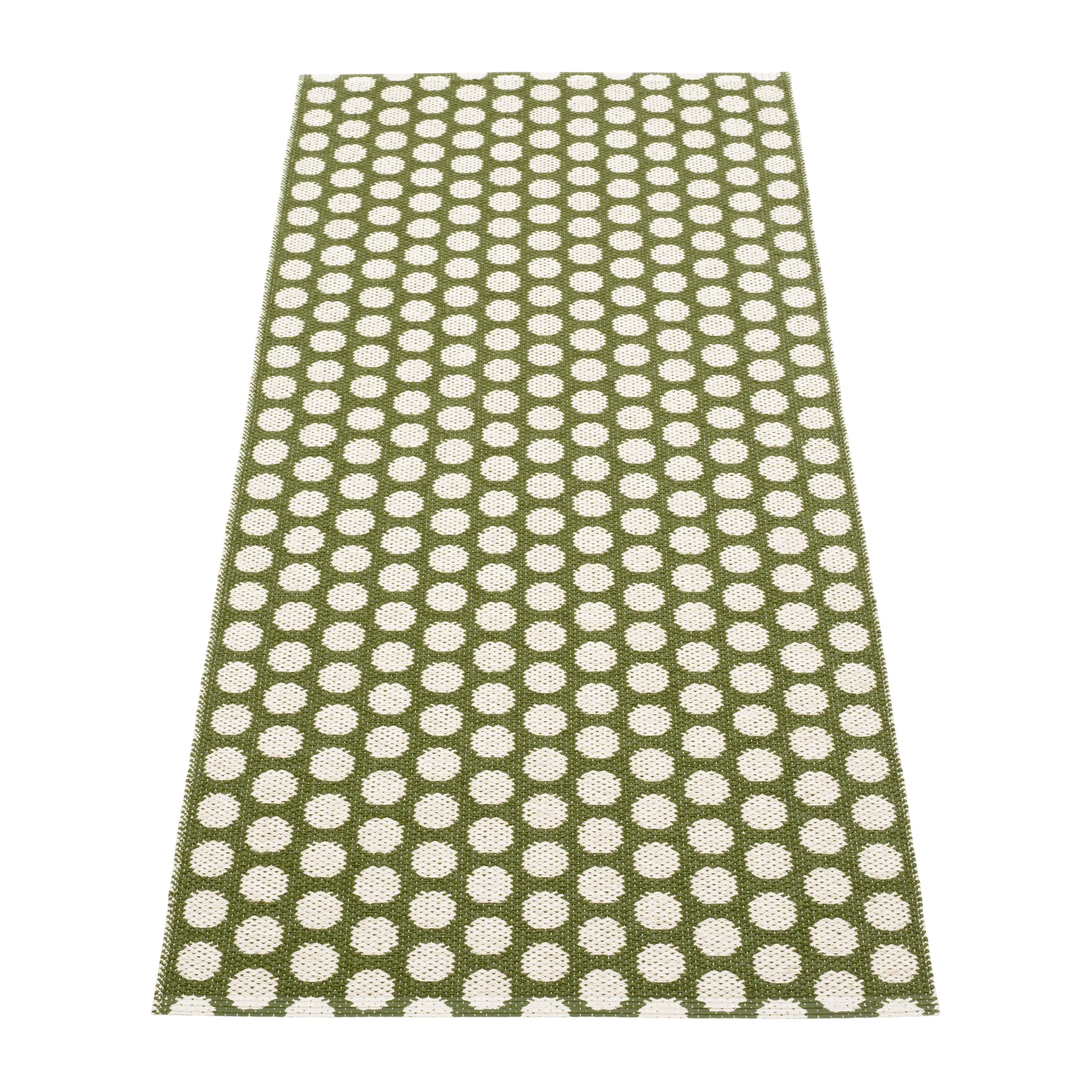 Noa løper, Dark olive-vanilla, 70x150 cm Pappelina