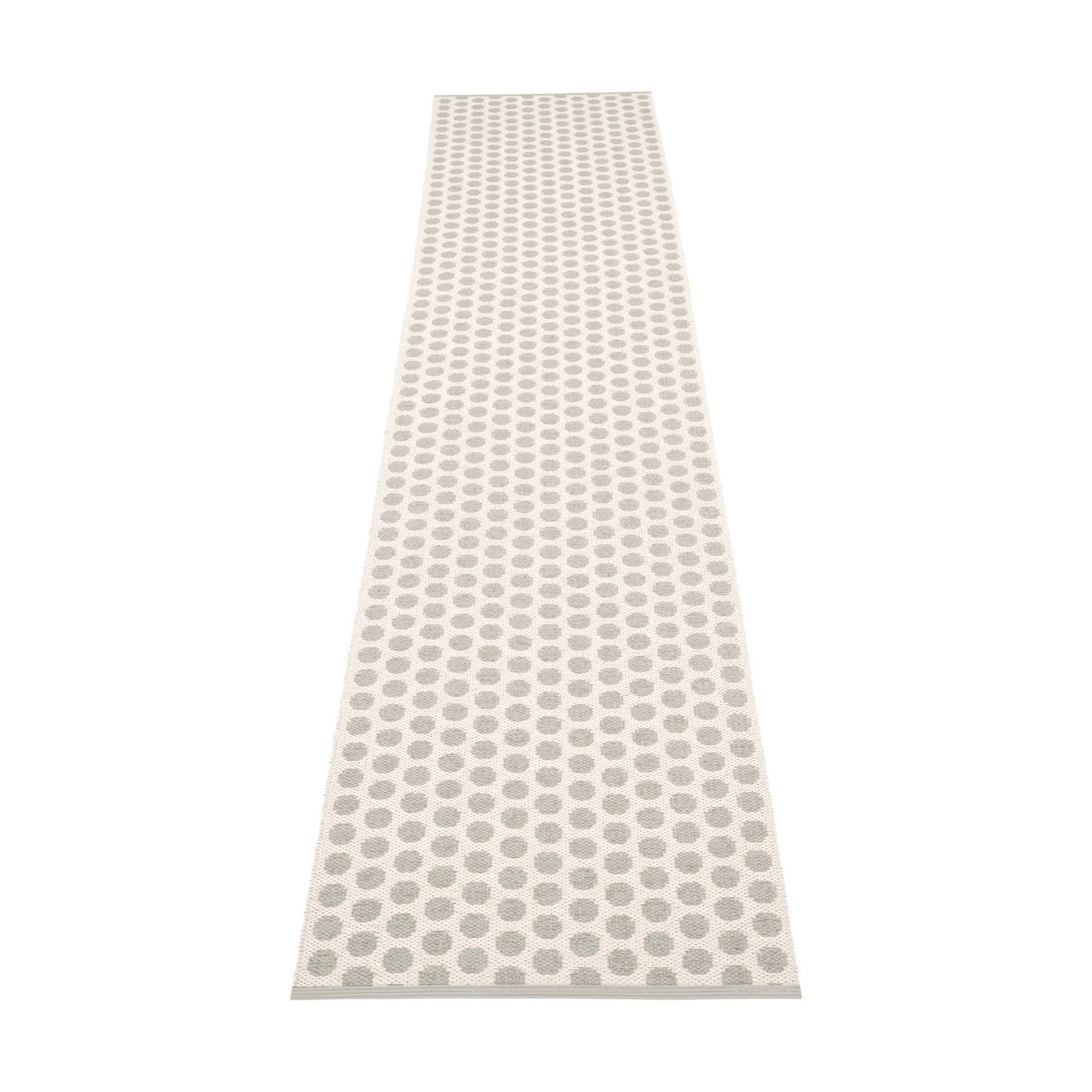 Noa løper, Warm grey/grey stripes, 70x350 cm Pappelina