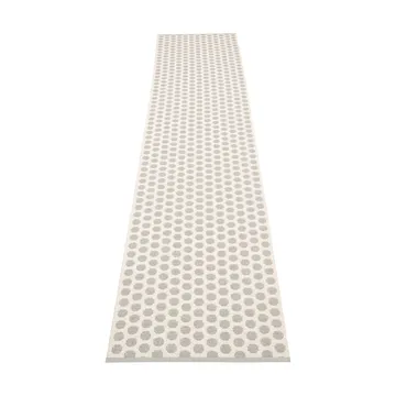 Noa løper - Warm grey/grey stripes, 70x350 cm - Pappelina