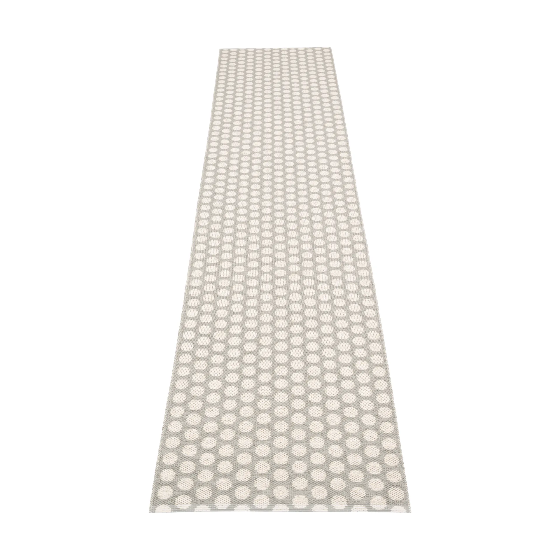 Noa løper, Warm grey/grey stripes, 70x350 cm Pappelina