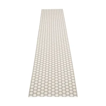 Noa løper - Warm grey/grey stripes, 70x350 cm - Pappelina