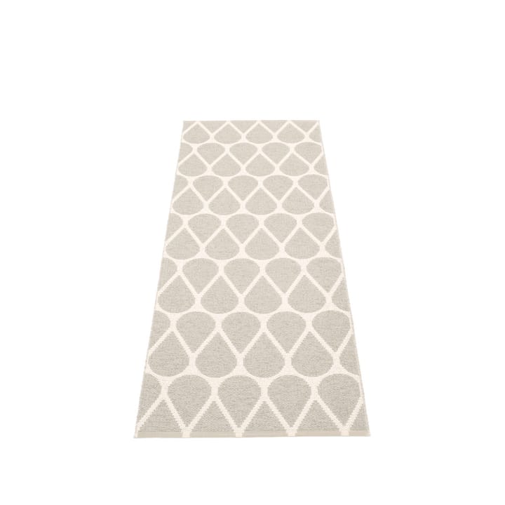 Otis løper - linen/white, 70x200 cm - Pappelina