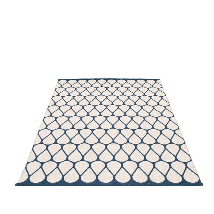 Otis teppe, ocean blue/vanilla, 180x275 cm Pappelina