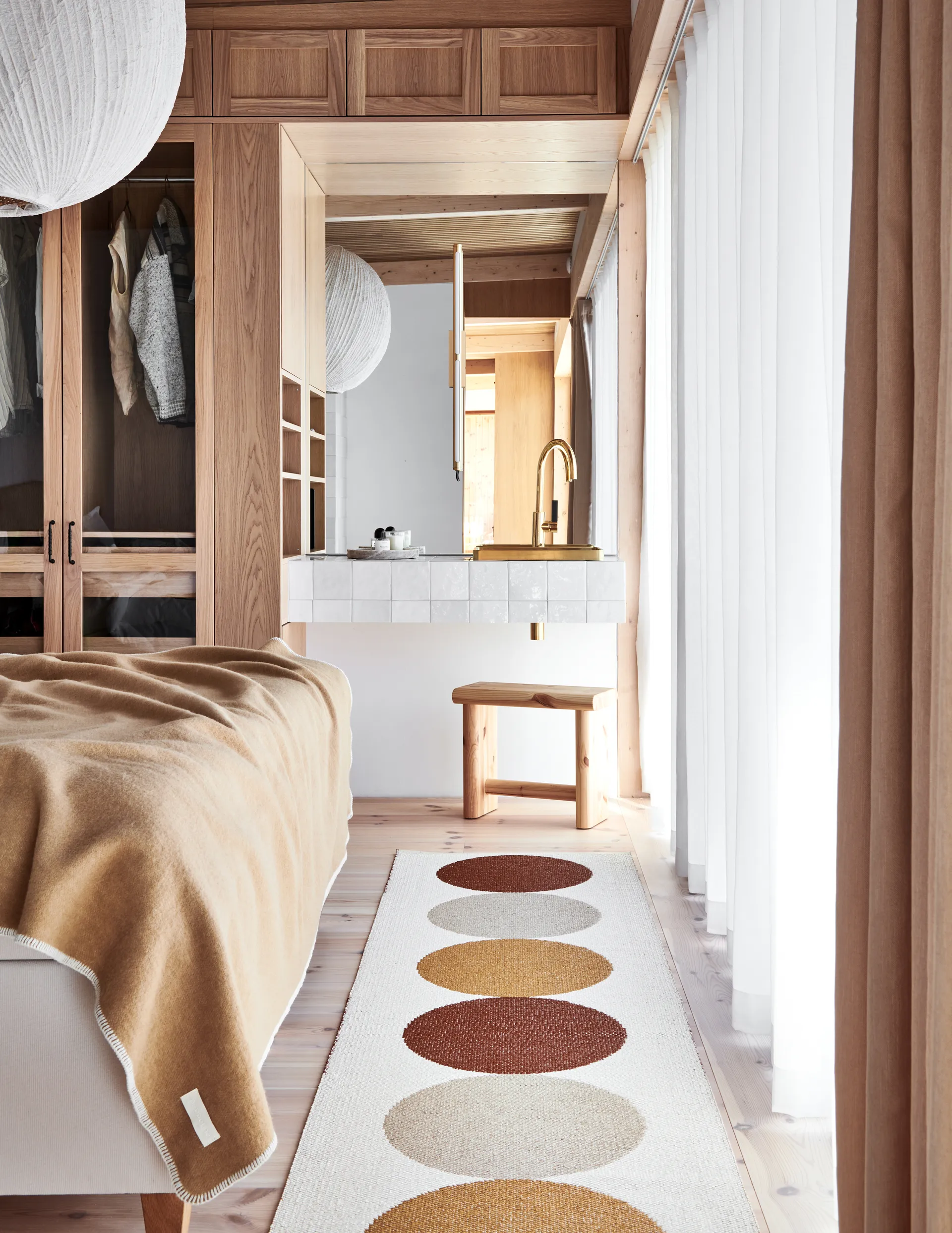 Otto løper, Harvest-vanilla, 70x280 cm Pappelina