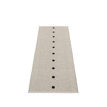 Peg løper - black/linen, 70x200 cm - Pappelina