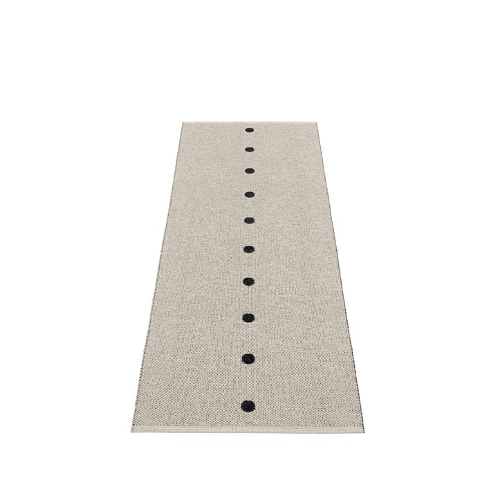 Peg løper, black/linen, 70x200 cm Pappelina