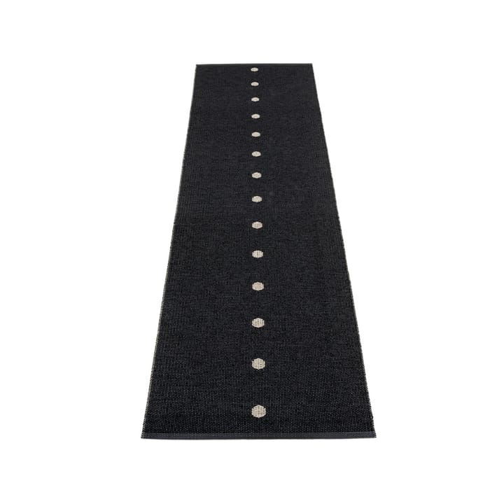 Peg løper - black/linen, 70x280 cm - Pappelina