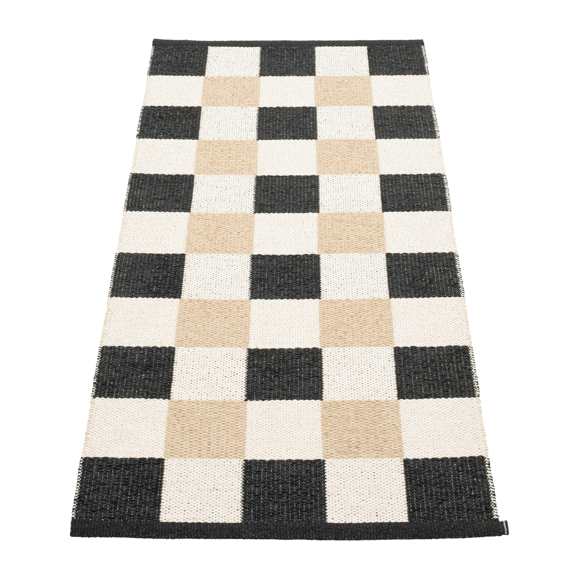 Pix løper, Black-vanilla, 70x160 cm Pappelina