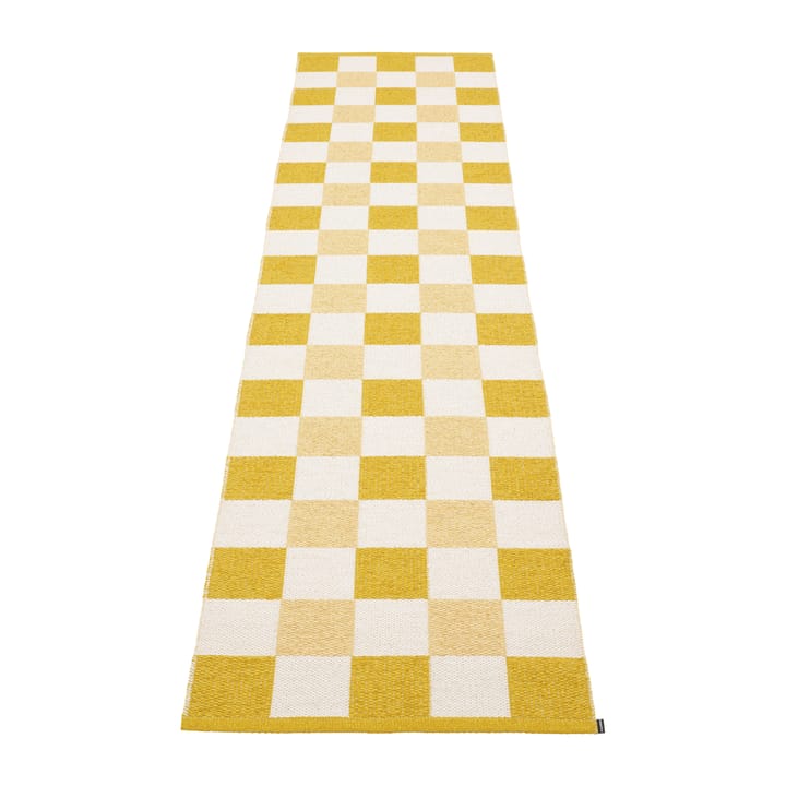 Pix løper - Mustard-vanilje, 70x300 cm - Pappelina