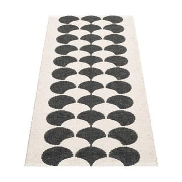 Poppy løper - Black-vanilla, 70x150 cm - Pappelina