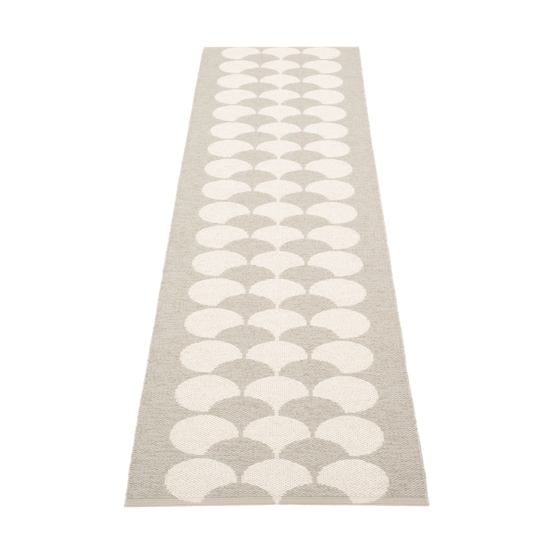 Poppy løper, Linen-vanilla, 70x250 cm Pappelina