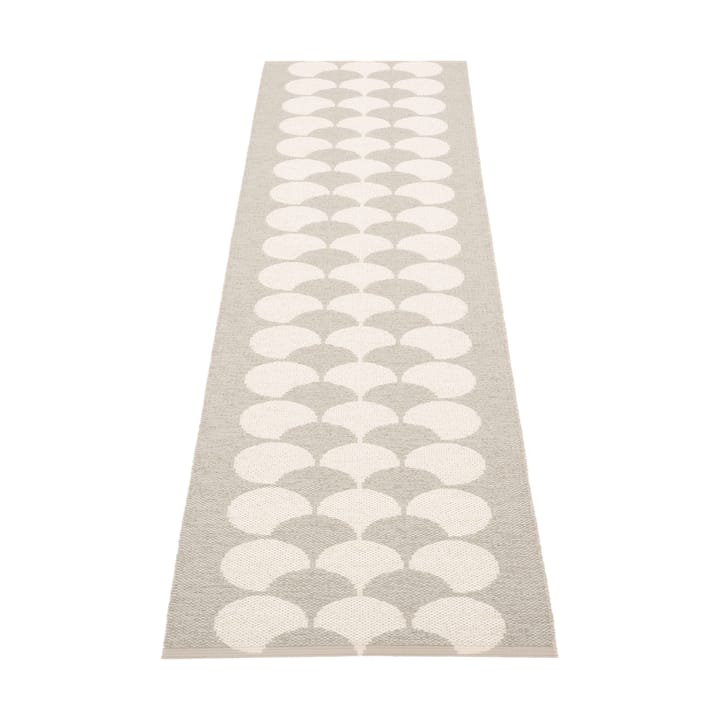 Poppy løper - Linen-vanilla, 70x250 cm - Pappelina