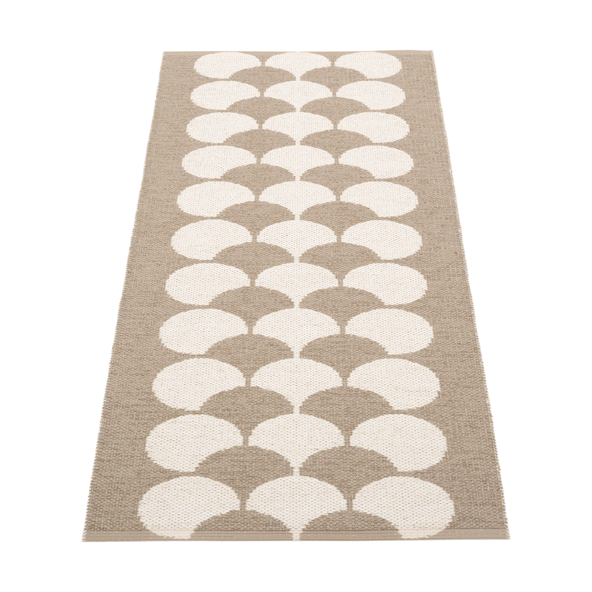 Poppy løper, Potato-vanilla, 70x150 cm Pappelina