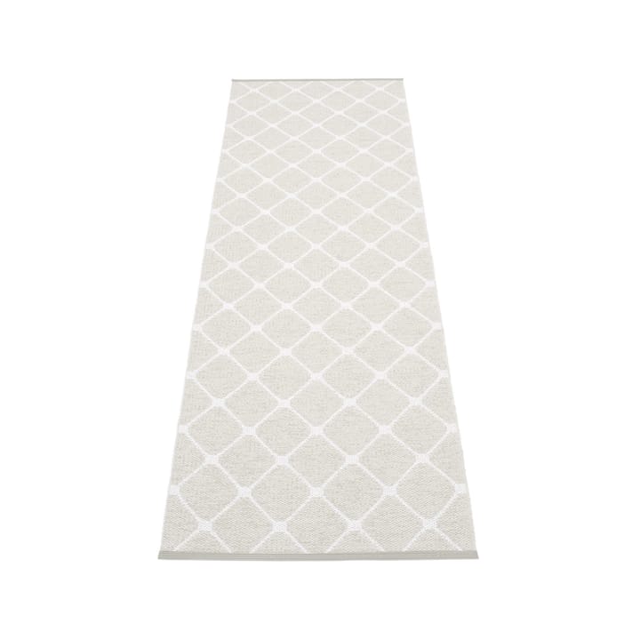 Rex løper - fossil grey/white, 70x160 cm - Pappelina