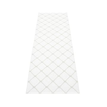 Rex løper - fossil grey/white, 70x335 cm - Pappelina