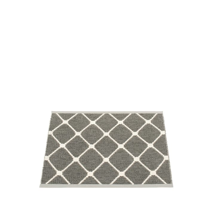 Rex small teppe - charcoal/vanilla, 70x60 cm - Pappelina
