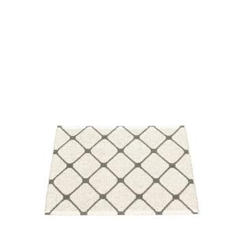 Rex small teppe - charcoal/vanilla, 70x60 cm - Pappelina
