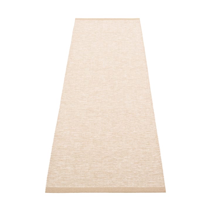Sam teppe - Beige-vanilje, 70x225 cm - Pappelina