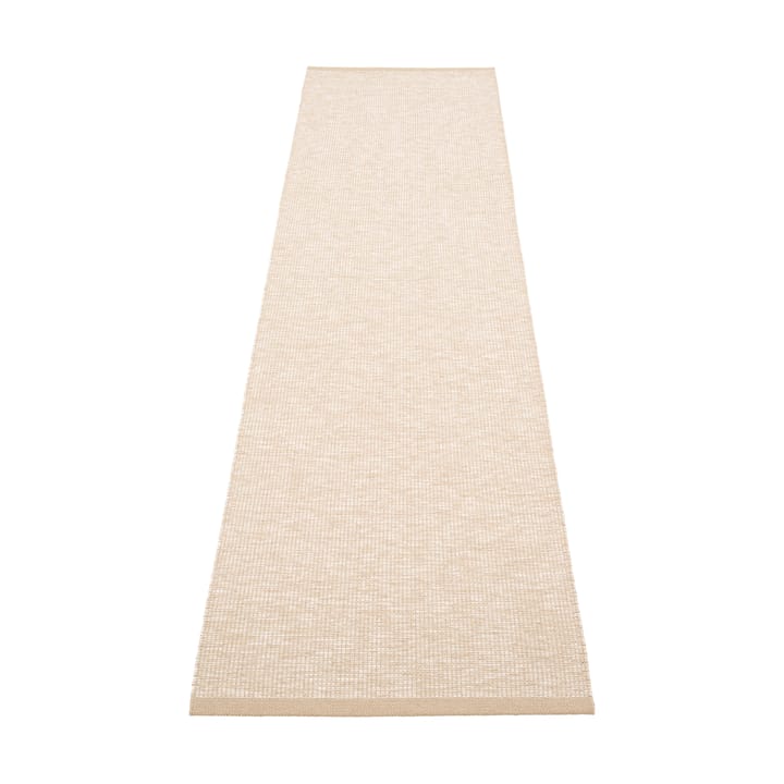 Sam teppe - Beige-vanilje, 70x300 cm - Pappelina