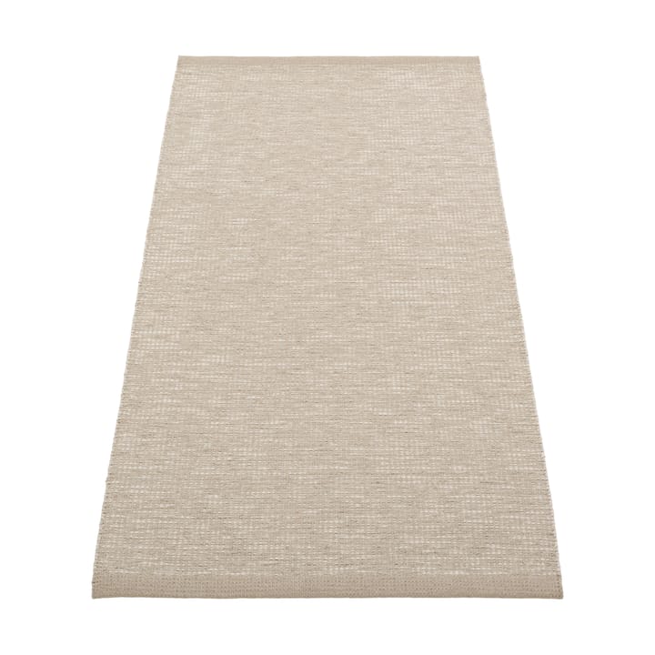 Sam teppe - Dark linen-linen, 70x150 cm - Pappelina