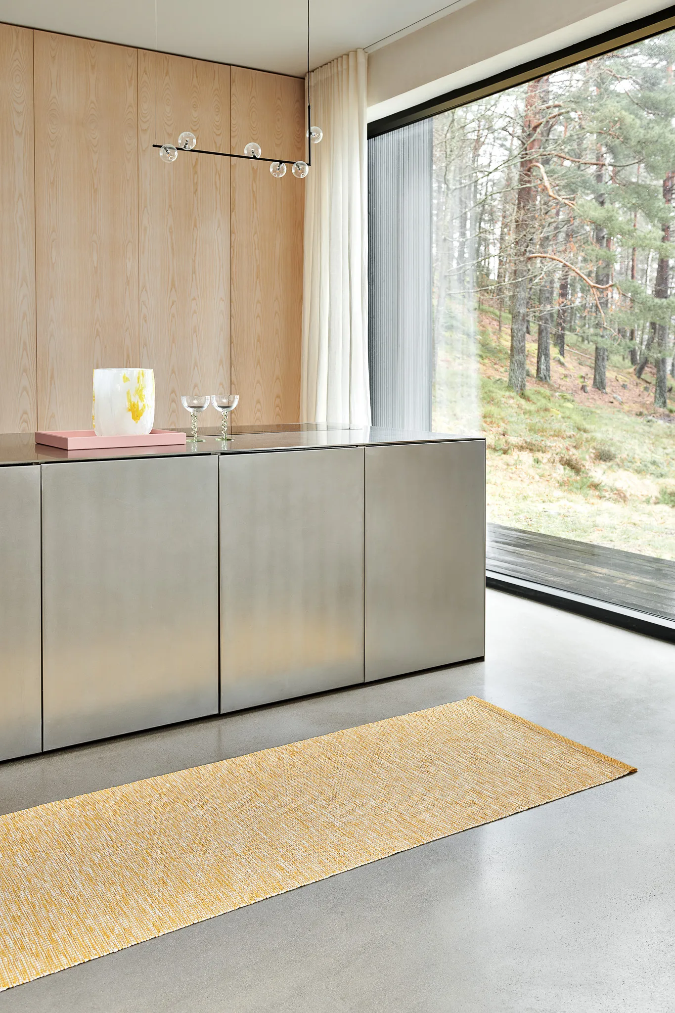 Sam teppe, Pine-linen, 70x90 cm Pappelina
