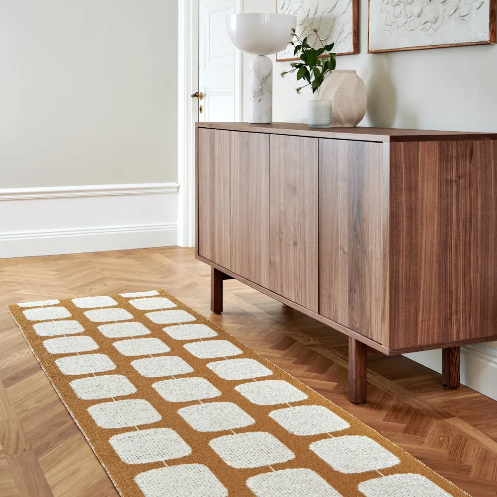 Sten løper, light nougat, 70x100 cm Pappelina