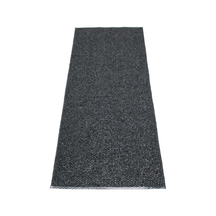 Svea løper black metallic/black - 70x90 cm - Pappelina