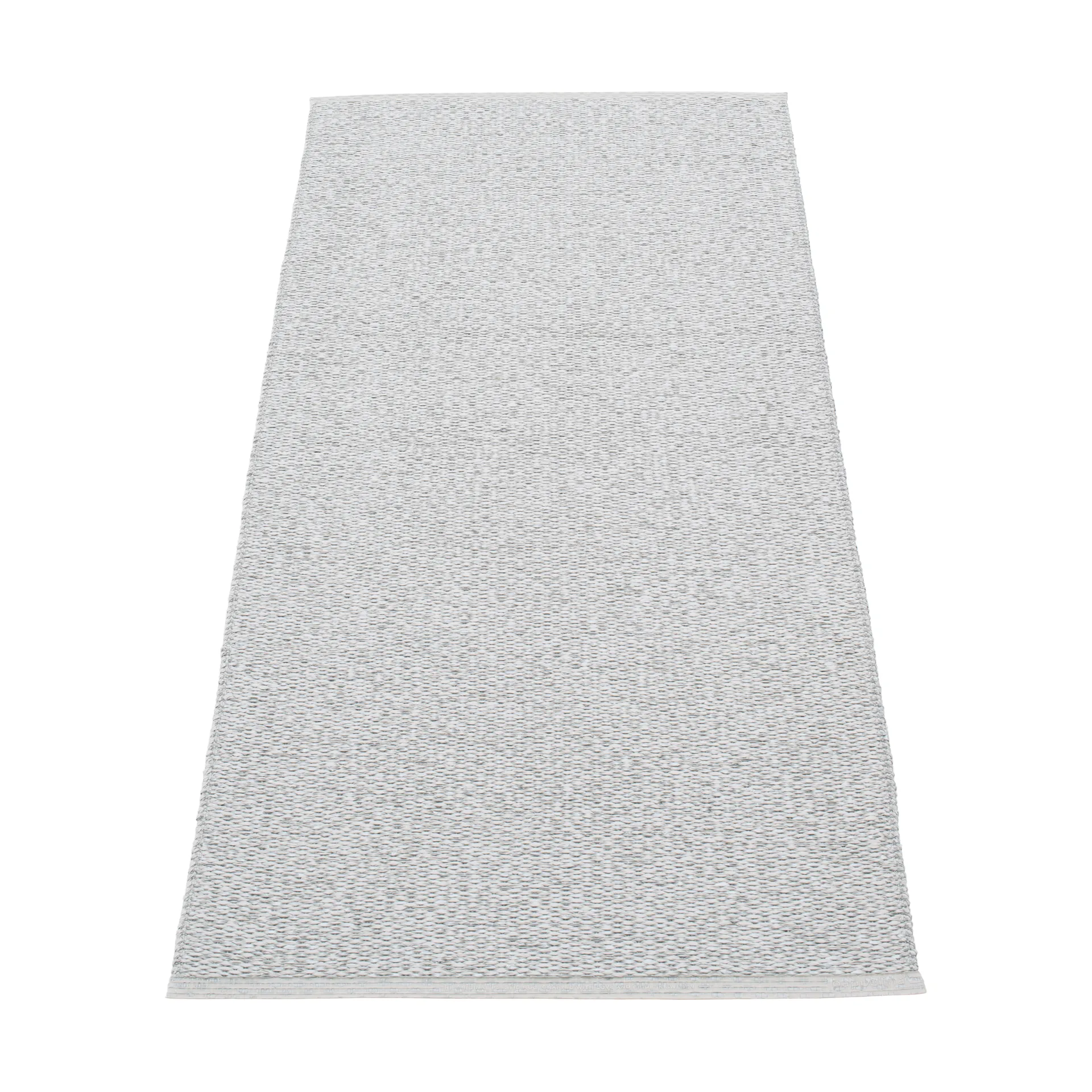 Svea løper grey metallic/light grey, 70x160 cm Pappelina
