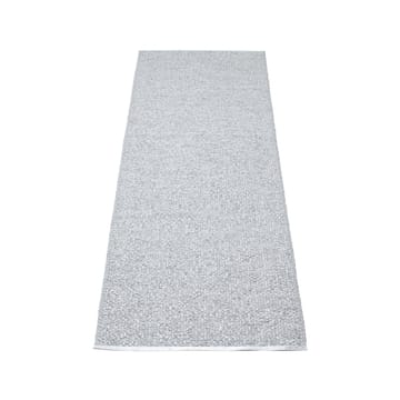 Svea løper grey metallic/light grey - 70x90 cm - Pappelina