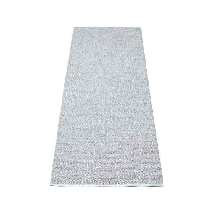 Svea løper grey metallic/light grey - 70x90 cm - Pappelina