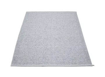 Svea stort teppe grått - 140 x 220 cm - Pappelina