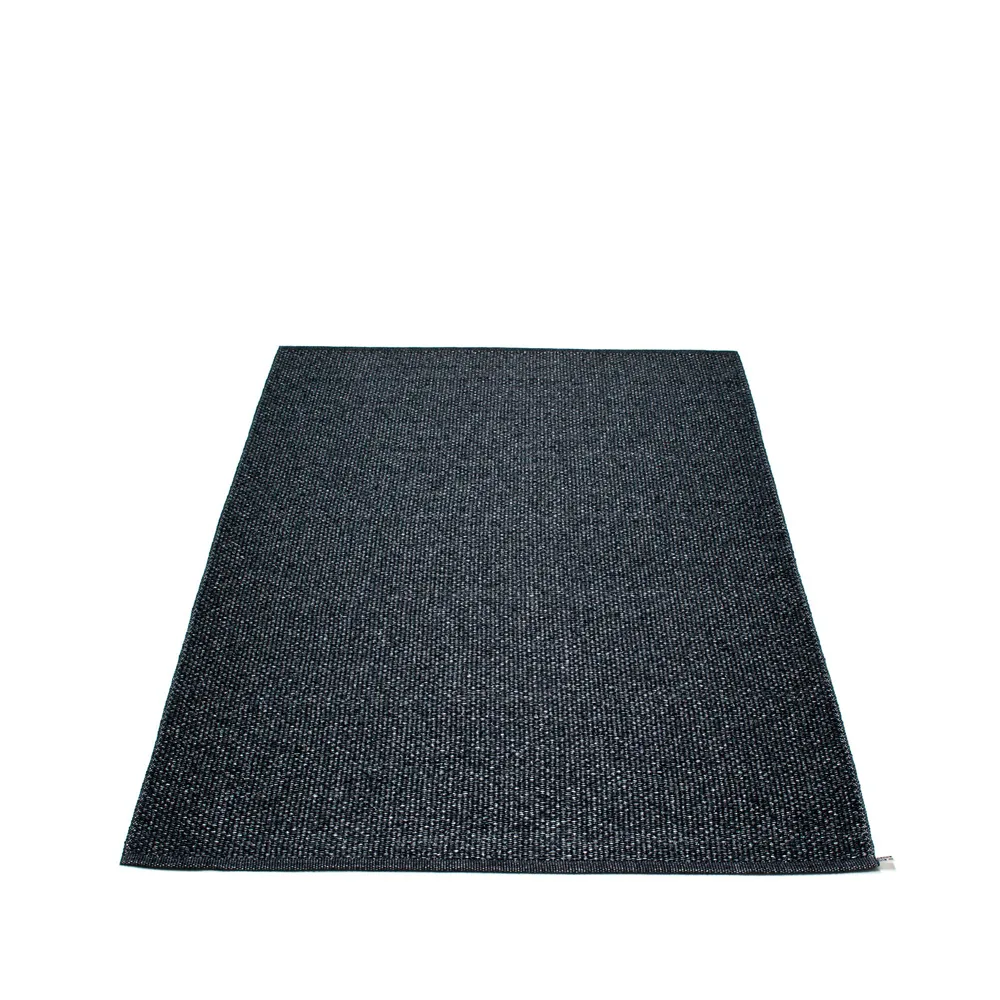Svea teppe black metallic/black,  Pappelina