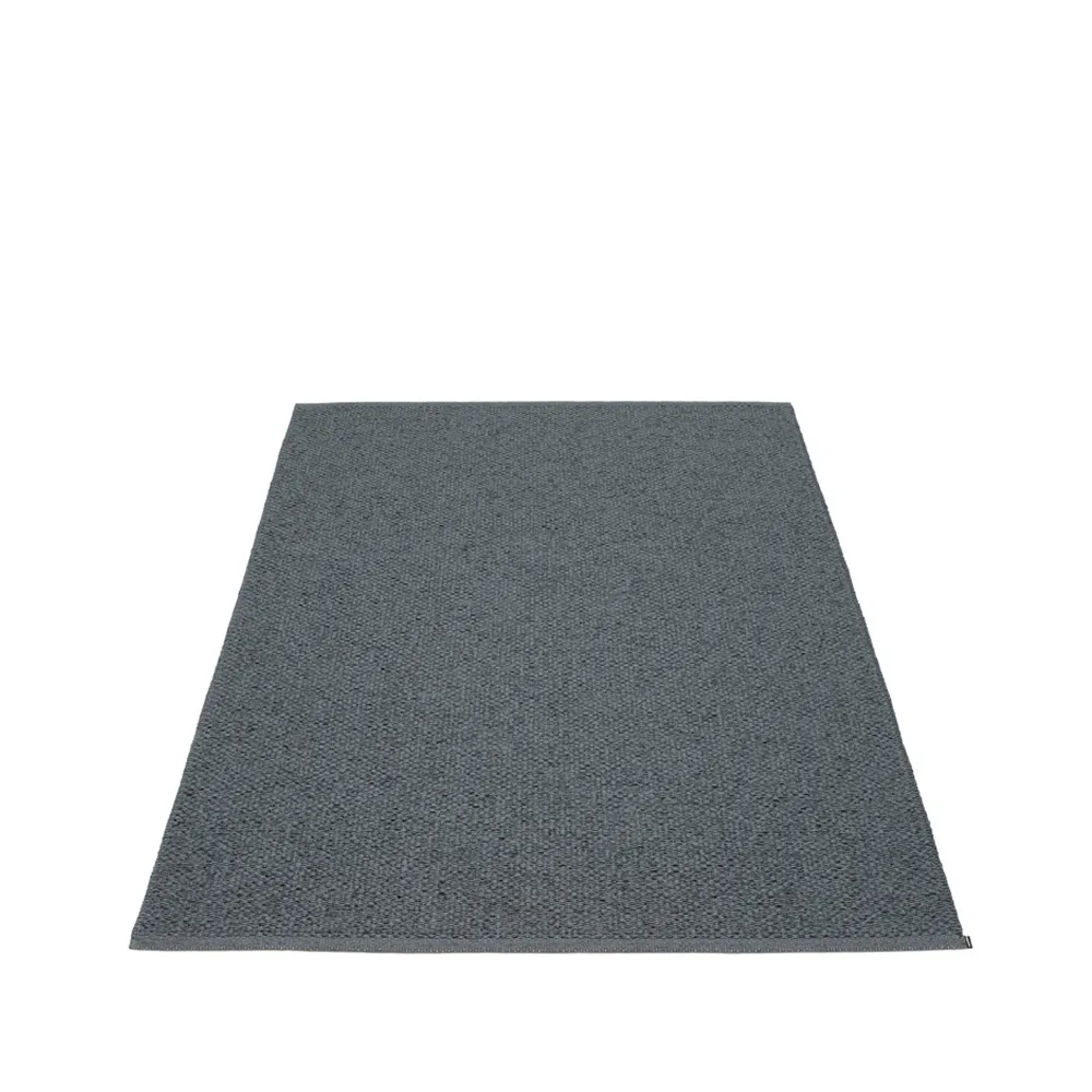 Svea teppe, granit/black metallic, 140x220 cm Pappelina
