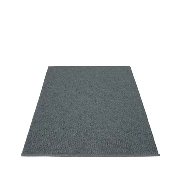 Svea teppe - granit/black metallic, 140x220 cm - Pappelina