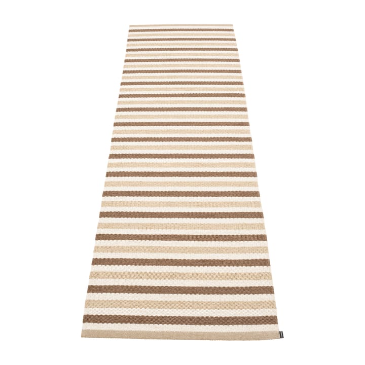 Teo løper - Brun-beige, 70x240 cm - Pappelina