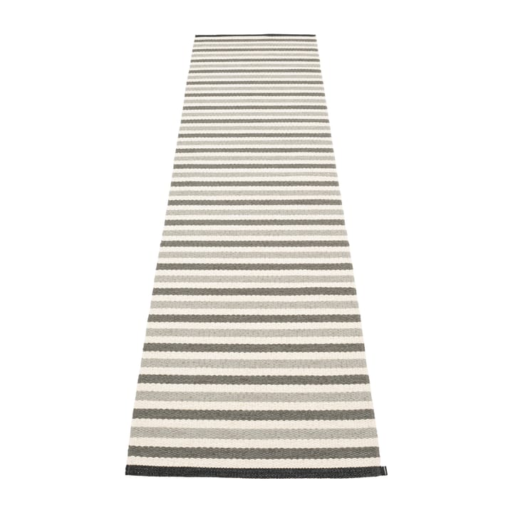 Teo løper - Warm Grey-charcoal, 70x300 cm - Pappelina