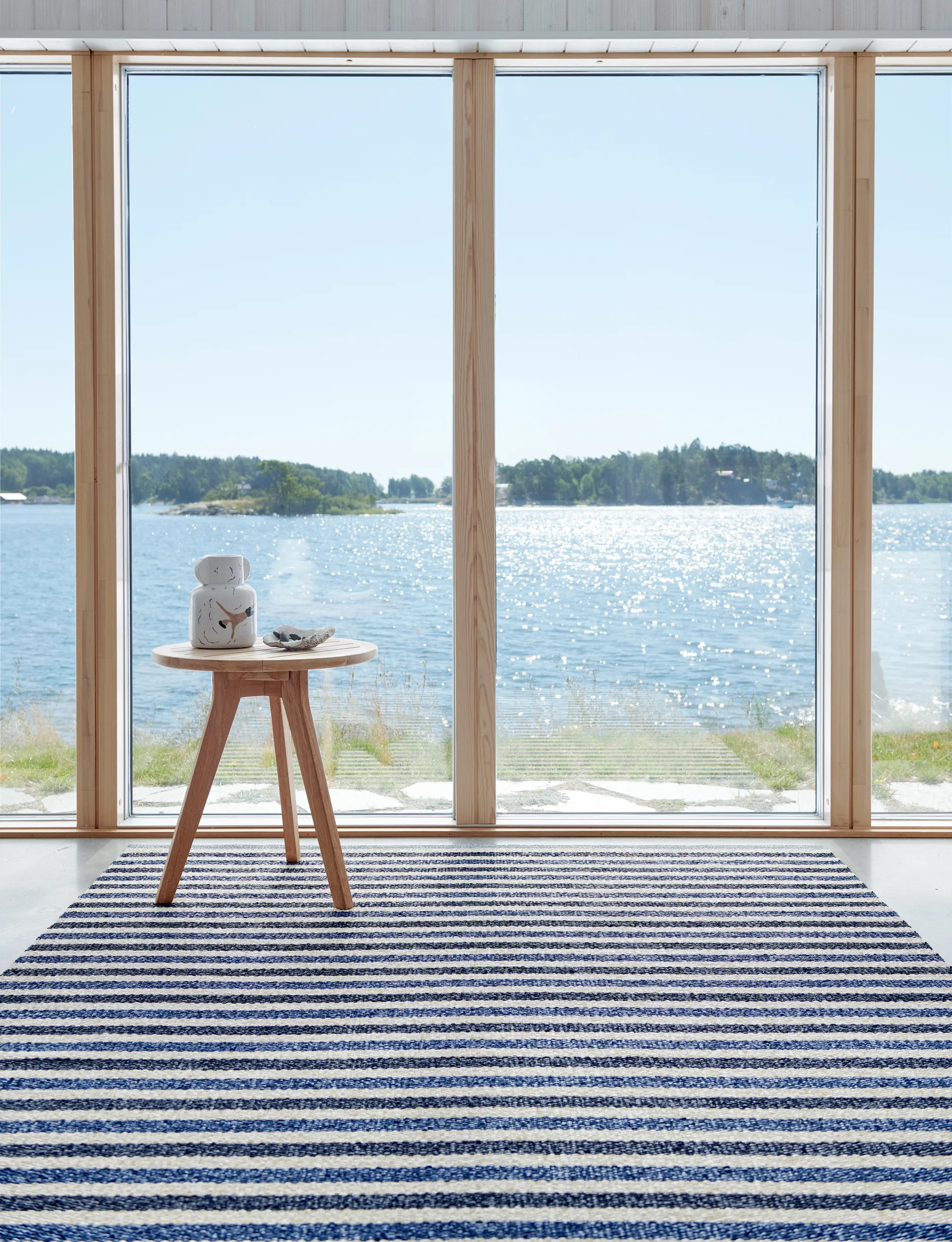 Teo teppe, Denim-dark blue, 180x260 cm Pappelina