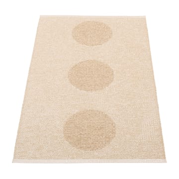Vera 2.0 plastmatte beige-beige metallic - 70x120 cm - Pappelina